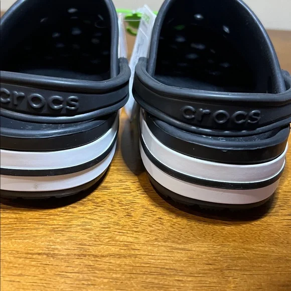 CROC UNIXES Bayaband Black Clogs size M 11 - Picture 5 of 6